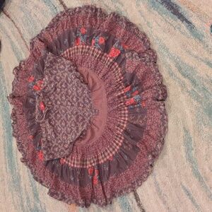 Room Seven Girls Size US 7 Dress Tiered Patchwork Boho Cowgirl Country